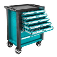 Carrello portautensili 7 cassetti con 162 utensili | TOTAL