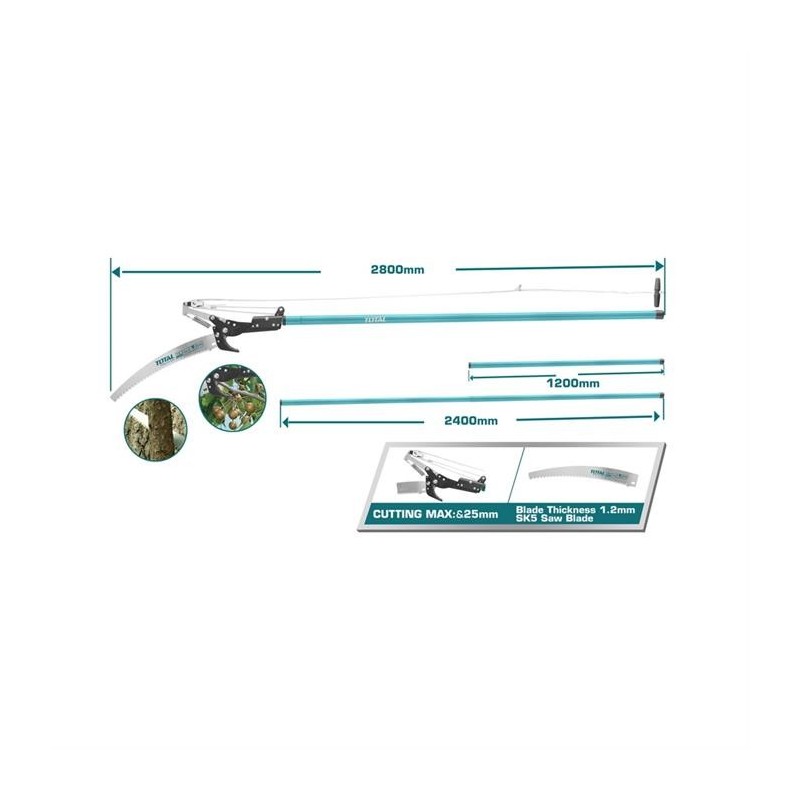 Telescopic Lopping Saw 2.8m SK5 | Total Telescopic Lopping Saw 2.8m SK5 | Total