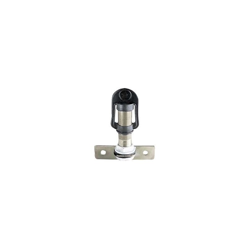 Screw-on rotating beacon support with side bracket Screw-on rotating beacon support with side bracket