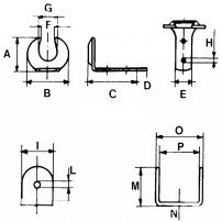 Complete Attachment Plate for Bonnet Tie Rod