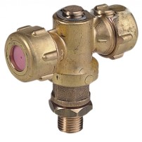 Getto Atomizzatore Doppio Registrabile in Ottone Attacco: 3/8"M