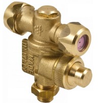 Getto Atomizzatore Doppio in Ottone Attacco: 1/4" F