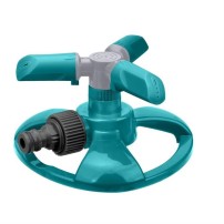 360° Rotating Sprinkler with 3 Jets Total for Garden Hose