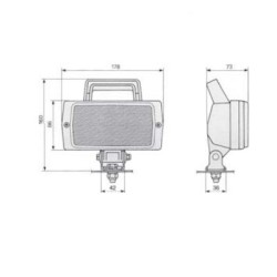 Halogen Work Light with Handle