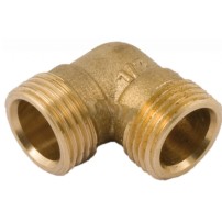 Raccordo in Ottone Curvo Maschio-Maschio - Filetto 1/2" Gas