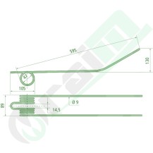 GRANIT Rake Tine 525525134 | Ref. 8029/1 | Raim Store