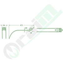 GRANIT Rake Tine 5259020830 | Ref. 9020830 | Raim Store