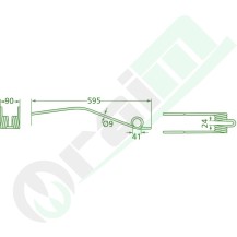 GRANIT Rake Tine 52516600420 | Ref. 16600420 | Raim Store