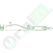 10-Piece Rake Tine Set GRANIT 52516504333/10 | Ref. 16504333 | Raim Store