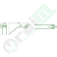 GRANIT Rake Tine 52506581134 | Ref. 06581134 | Raim Store