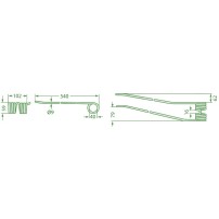 Molla per Andanatore Lunghezza 540mm - Larghezza 102mm - Sp.9mm
