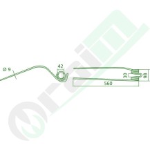 GRANIT Rake Tine 52550011 | Ref. 78/87 Galfré | Raim Store