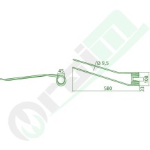 Dente Ranghinatore GRANIT 52550013 Galfré | Raim Store
