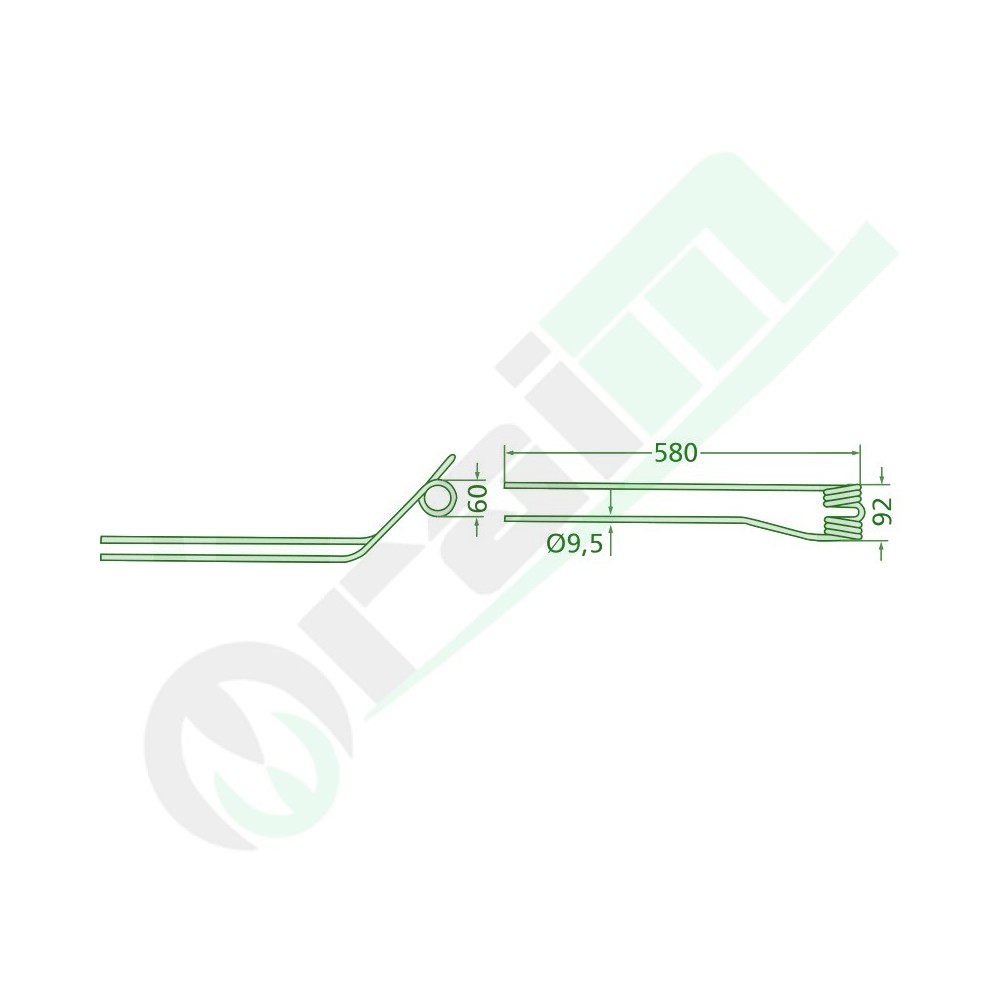 Dente Ranghinatore Destro Interno GRANIT 525153662.0 Krone