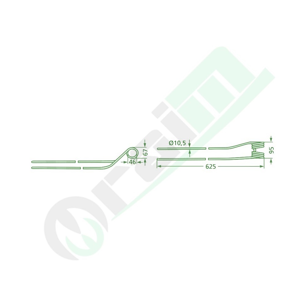 Dente Ranghinatore Destro Interno GRANIT 525265011.0 Krone