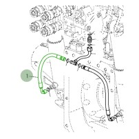 AL154344 - Tubo Flessibile Idraulico John Deere | Originale