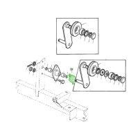 H86265 - Molla a Torsione Puleggia Tenditrice Azionamento Ventilatore John Deere | Originale