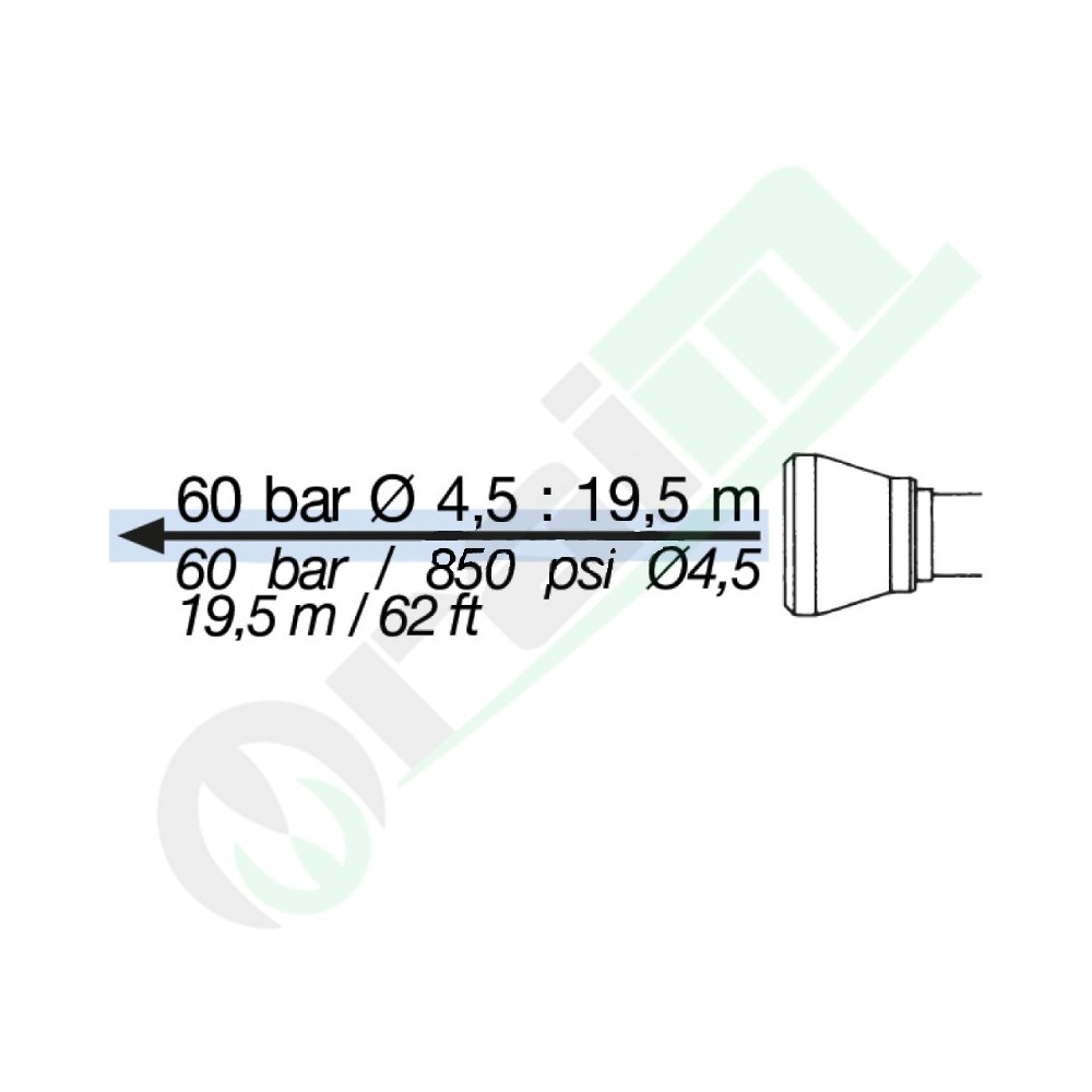 Long Throw Spear 700mm | Braglia