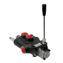 Distributore 80 l/min 1 Leva semplice effetto (A chiuso / ritorno a molla / continuazione di pressione in linea)