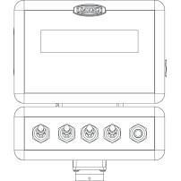 467180301 BRAVO 180S Computer with 6 meter cable - Ways: 3 | Arag