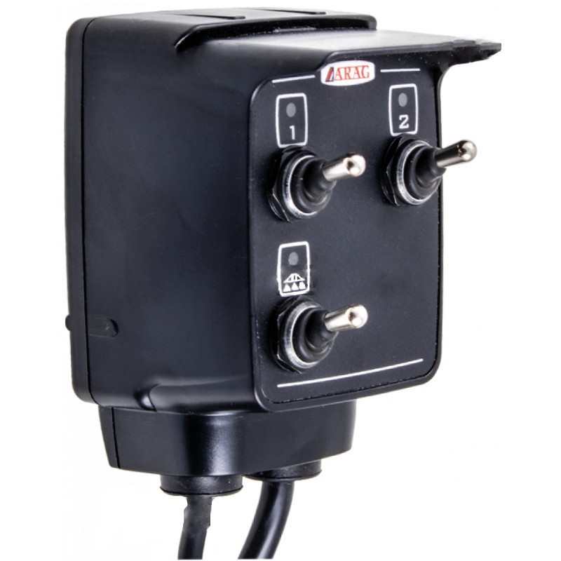 2 Way Control Box + G with Cables Length: 4 m | Arag