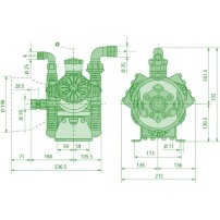 Diaphragm Pump AR 45 SP BlueFlex Flex | Annovi Reverberi