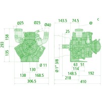 Pompa a membrana AR 135 bp C | Annovi Reverberi