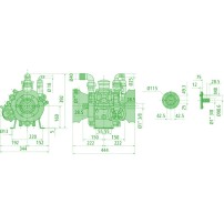 Diaphragm Pump AR 145 bp C/C | Annovi Reverberi