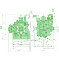 Diaphragm Pump AR 185 bp C/C BlueFlex | Annovi Reverberi