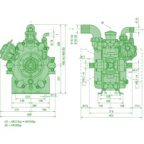 Diaphragm Pump AR 215 bp C/C BlueFlex | Annovi Reverberi