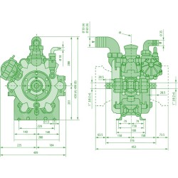 Diaphragm Pump AR 250 bp C/C BlueFlex | Annovi Reverberi