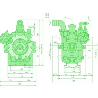 Diaphragm Pump AR 280 bp C/C BlueFlex | Annovi Reverberi