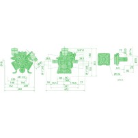 Pompa a membrana AR 713 AP C/C BlueFlex| Annovi Reverberi