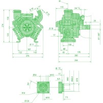 Diaphragm pump AR 503 AP C/SP Annovi Reverberi