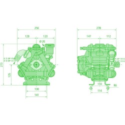 Diaphragm pump BP 105K | Comet
