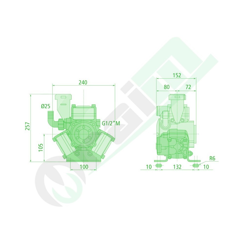 Diaphragm pump APS 41 | Comet