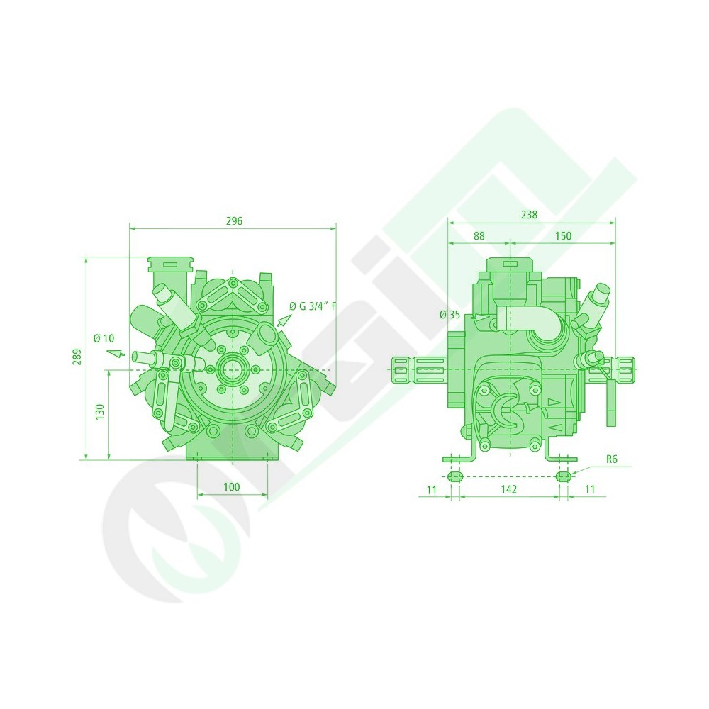 Diaphragm pump APS 51 | Comet