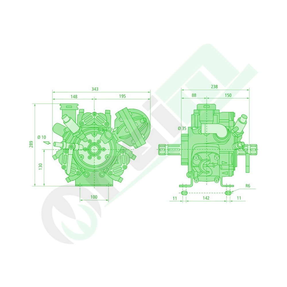 Diaphragm pump APS 61 | Comet
