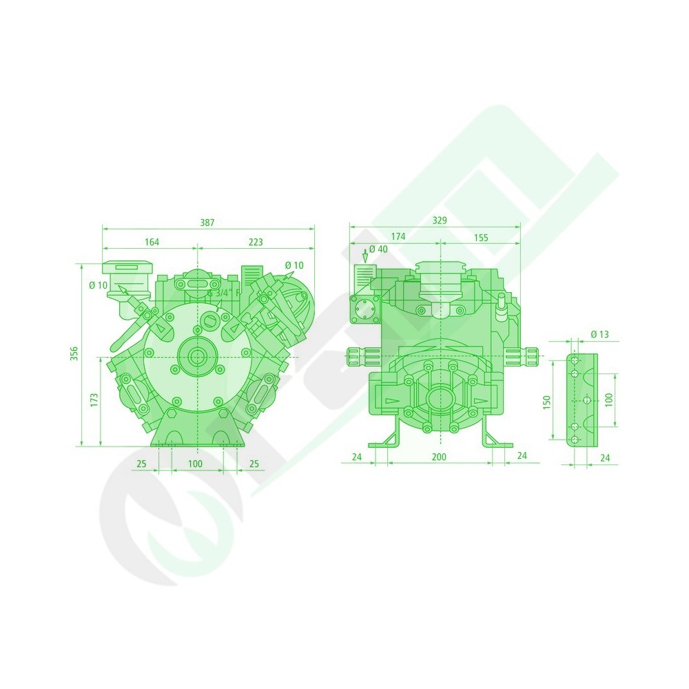 Diaphragm pump APS 101 | Comet