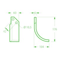 Hoes for Barbieri MCG/18 PANTERA ARCO Cutter