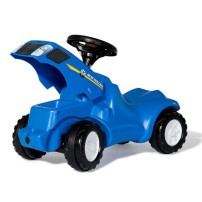 Rolly Toys New Holland T6010 con contenitore sotto il cofano motore