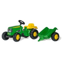 Trattore a Pedali Rolly Toys John Deere con rimorchio Kid Trailer