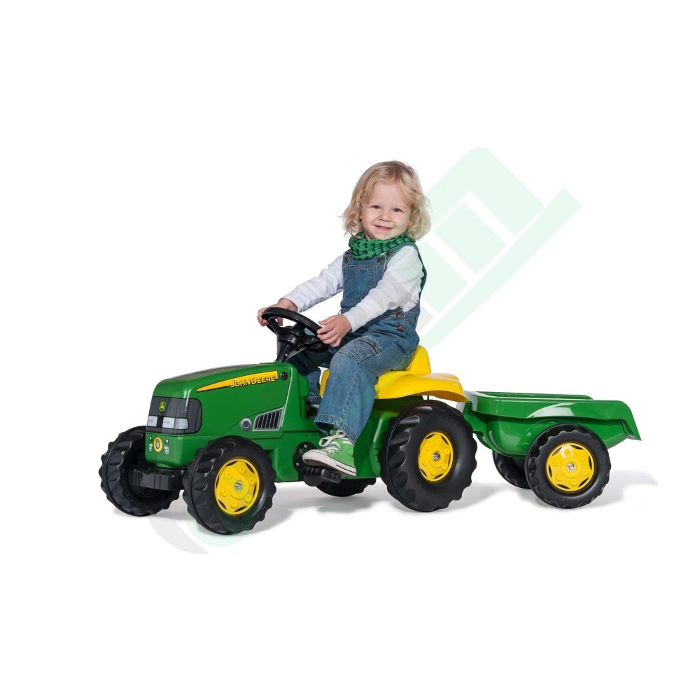 Trattore a Pedali Rolly Toys John Deere con rimorchio Kid Trailer