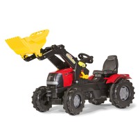 Rolly Toys Trattore a pedali con Trac Lader Case Puma CVX 240