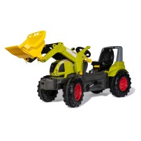 Rolly Toys Trattore a pedali con Trac Lader Claas Arion 640