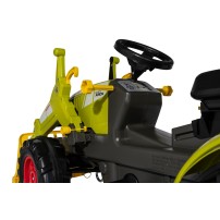 Rolly Toys Trattore a pedali con Trac Lader Claas Arion 640