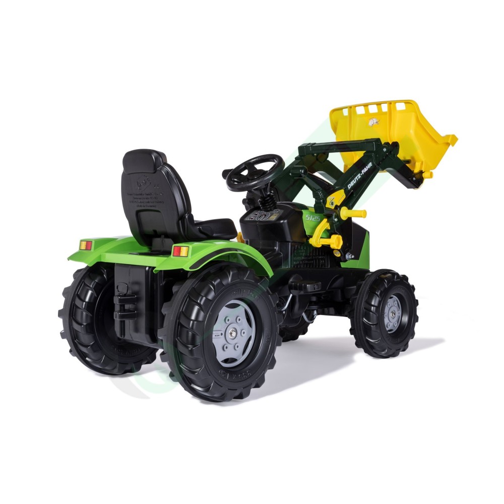 Rolly Toys Trattore a pedali con Trac Lader e pneumatici