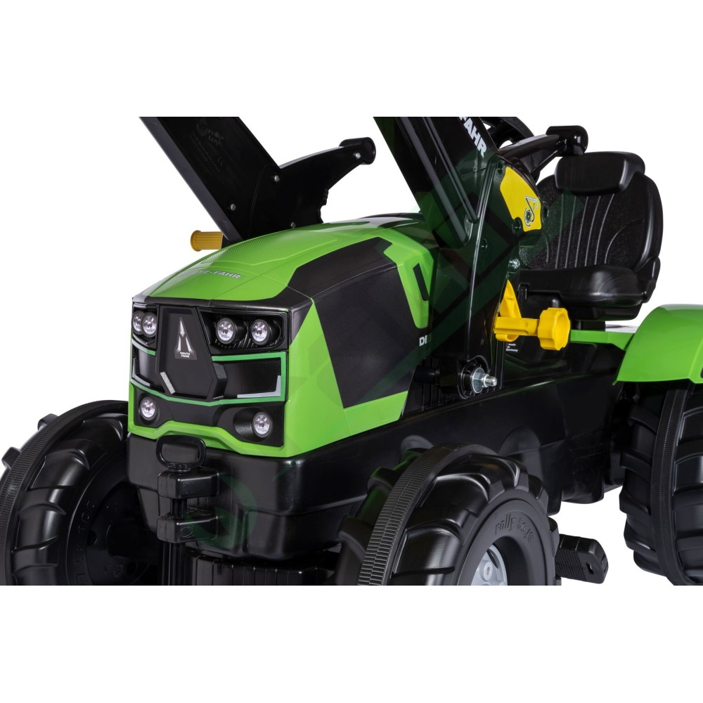 Rolly Toys Trattore a pedali con Trac Lader e pneumatici