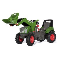 Rolly Toys Trattore a pedali con Trac Lader, cambio, freno e pneumatici