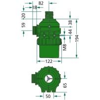 Suction filter with threaded connection G 1 1/2" - Flow rate: 100-160 | Arag